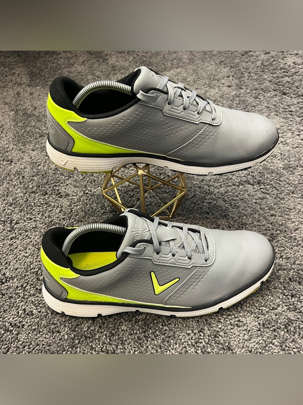 Callaway Balboa Shoes Men’s Size 11 Gray Green Lace Up Spikeless Golf CG103GRG